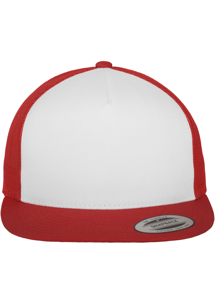 FL6006W - Classic Trucker Kappe - Red / White