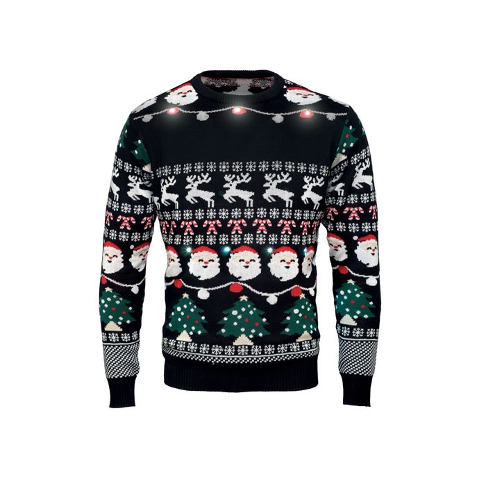 SHAMIS - Weihnachts-LED-Pullover S/M SHAMIS - Weihnachts-LED-Pullover S/M