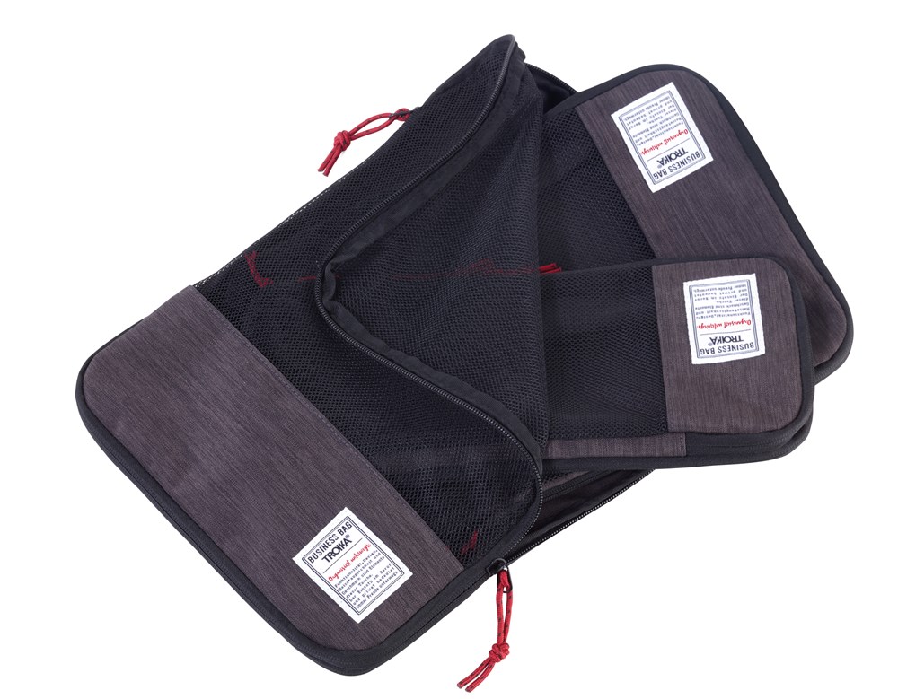 TROIKA Reise-Kompressionstaschen Set BUSINESS PACKING CUBES TROIKA Reise-Kompressionstaschen Set BUSINESS PACKING CUBES