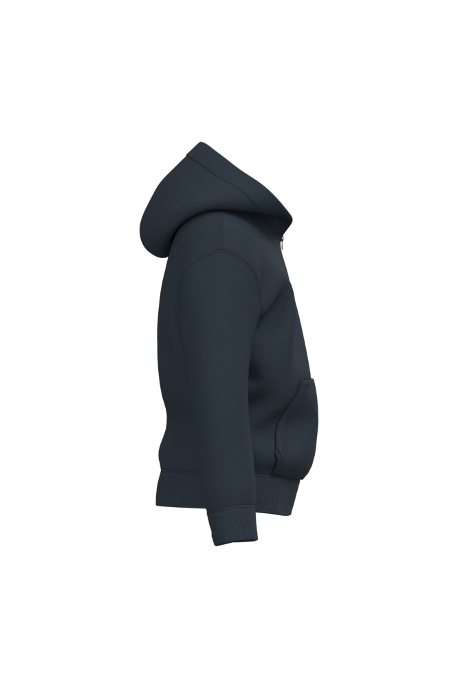 K4045 - Recyceltes Kinder-Kapuzensweatshirt mit Reißverschluss