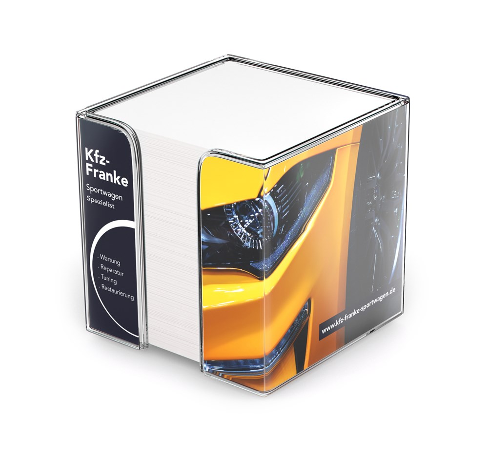 Notizzettel-Box Memo-Box Kunststoff Notizzettel-Box Memo-Box Kunststoff