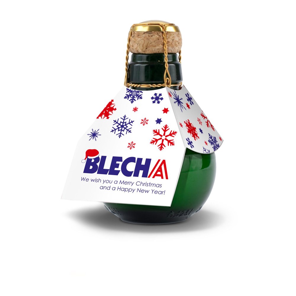 Kleinste Sektflasche der Welt! Raffael - Inklusive Geschenkkarton in Blau, 125 ml Kleinste Sektflasche der Welt! Raffael - Inklusive Geschenkkarton in Blau, 125 ml