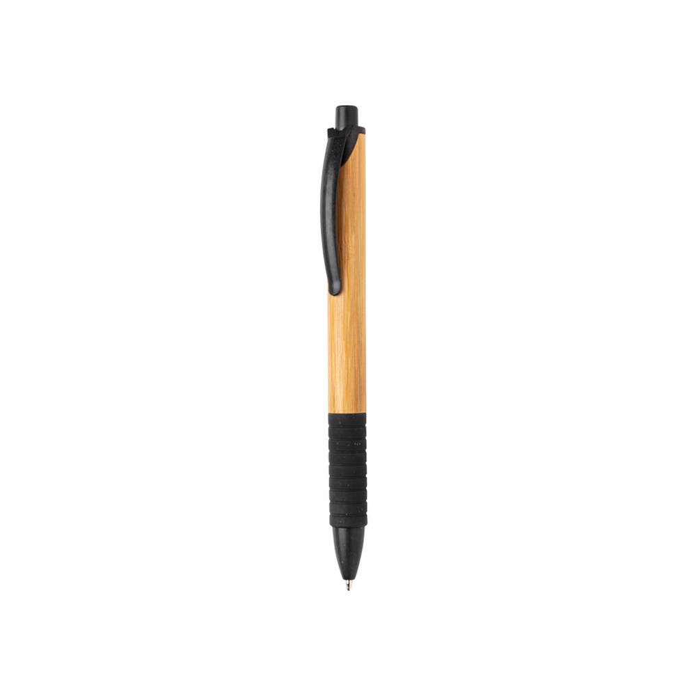 Bambus & Weizenstroh Stift - schwarz (± PMS Black)