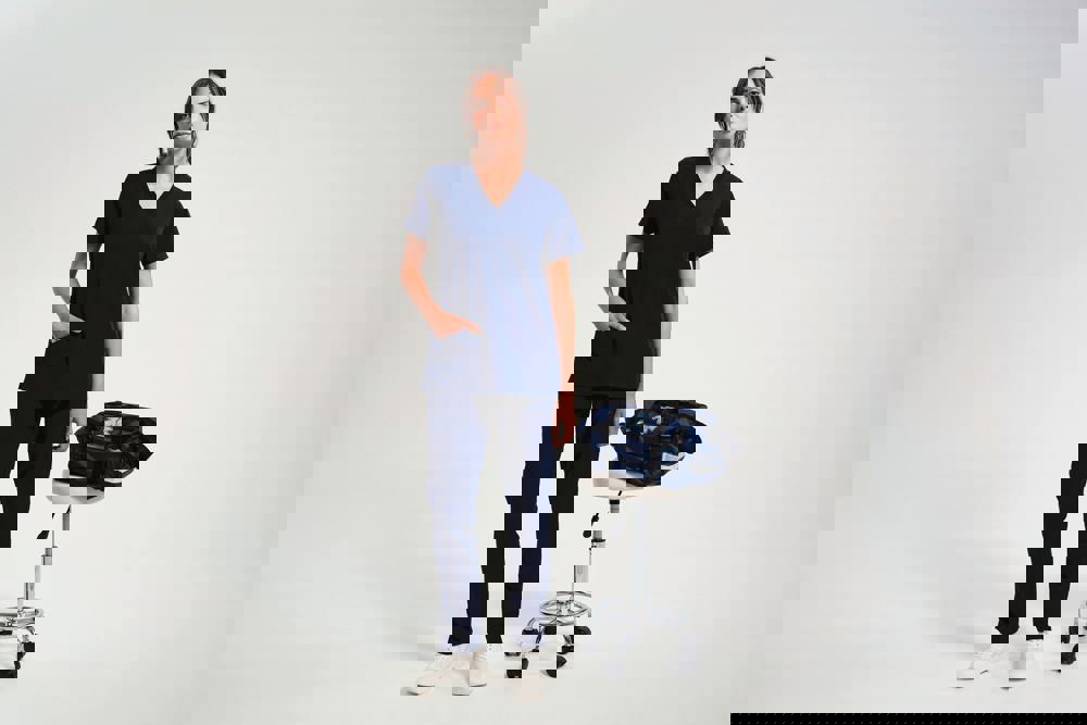 NN310 - Tunika mit Stretchanteil und kurzen Ärmeln, Damen