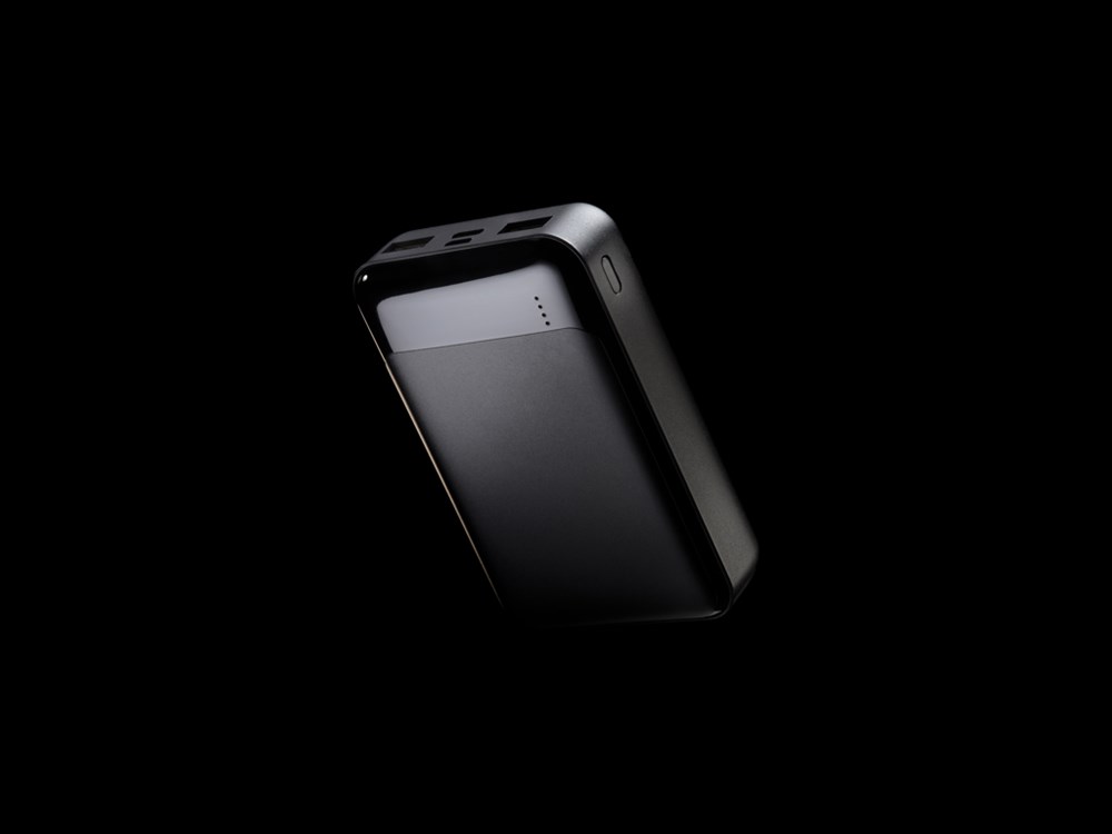 10.000 mAh Powerbank aus RCS Standard recyceltem Kunststoff 10.000 mAh Powerbank aus RCS Standard recyceltem Kunststoff