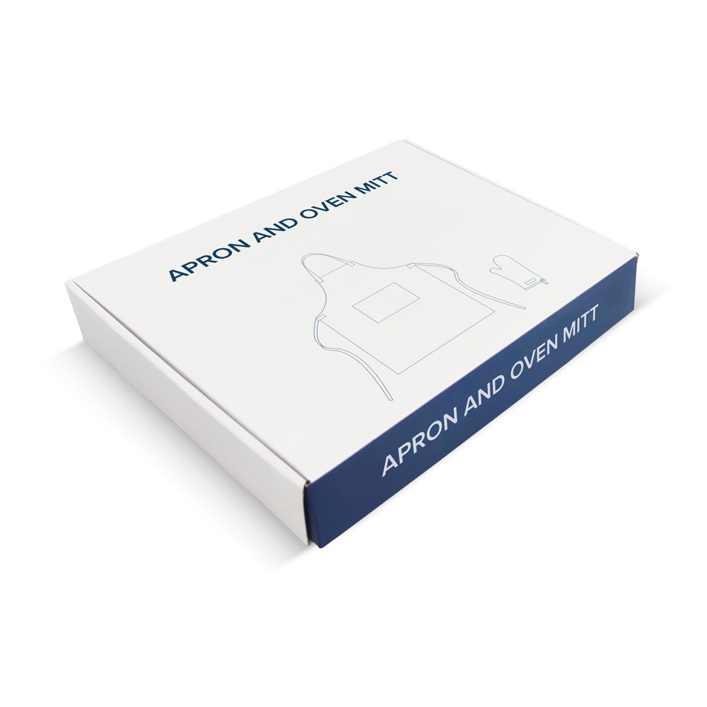 BBQ-Schürze und -Handschuh