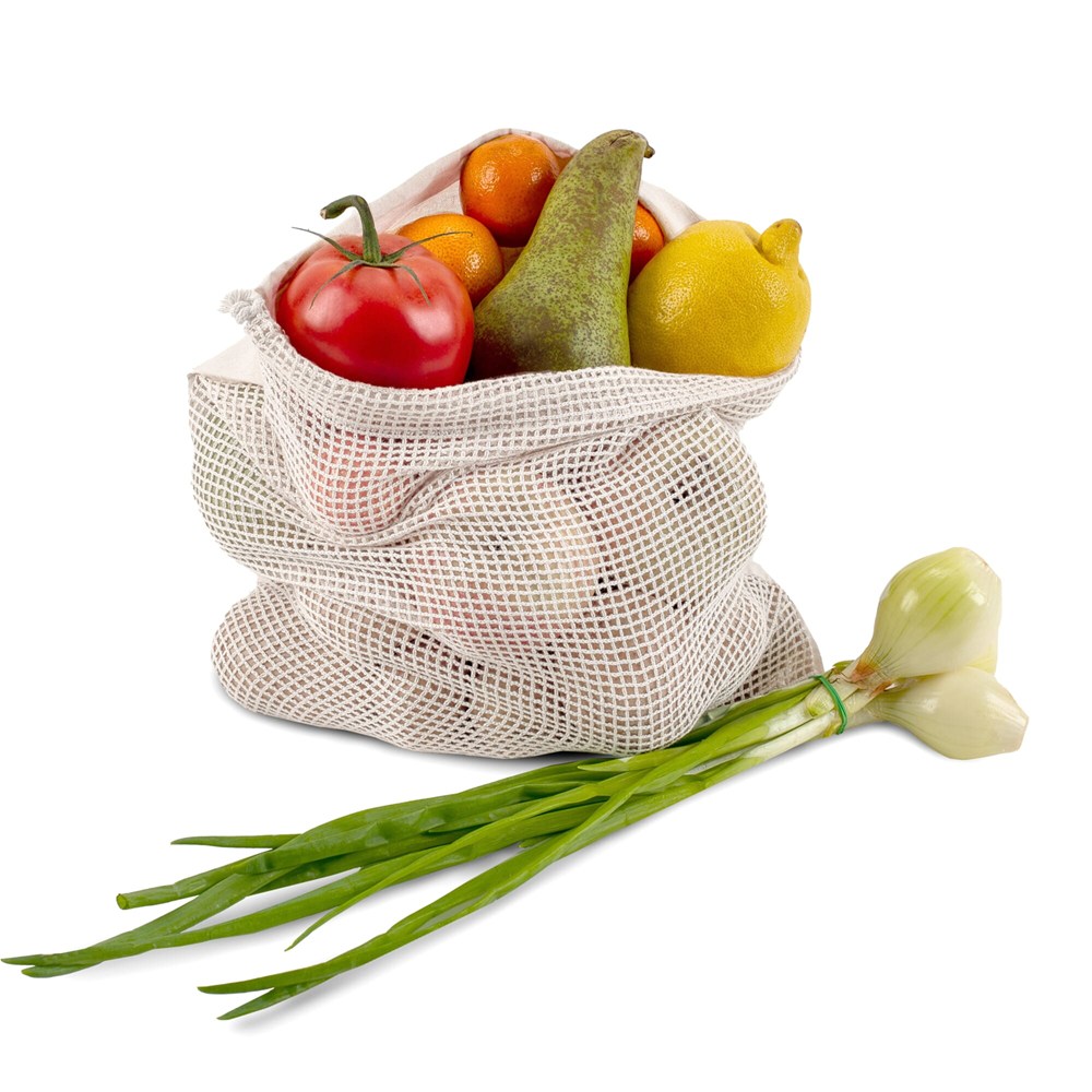 Wiederverwendbare Lebensmitteltasche OEKO-TEX® Baumwolle 30x40cm Wiederverwendbare Lebensmitteltasche OEKO-TEX® Baumwolle 30x40cm