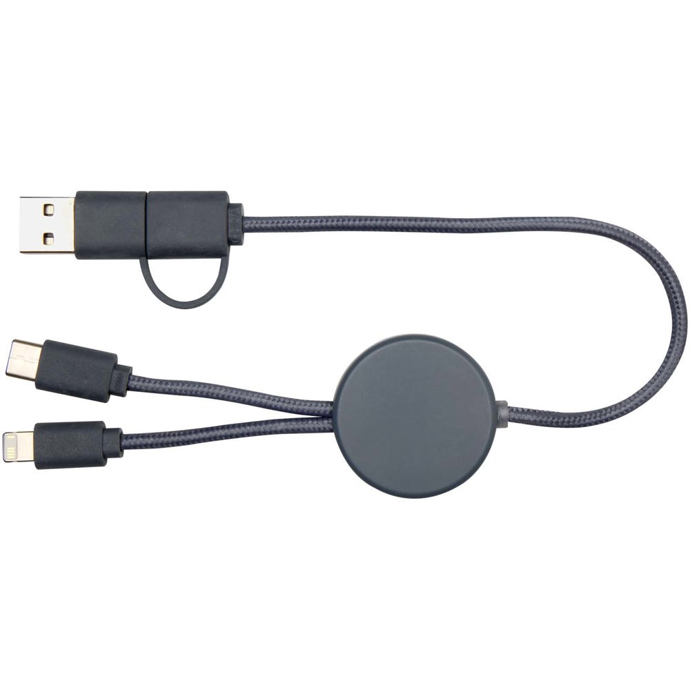 Citala 30 cm 5-in-1 Kabel aus recyceltem Kunststoff für Datenübertragung und 27W Schnellladung