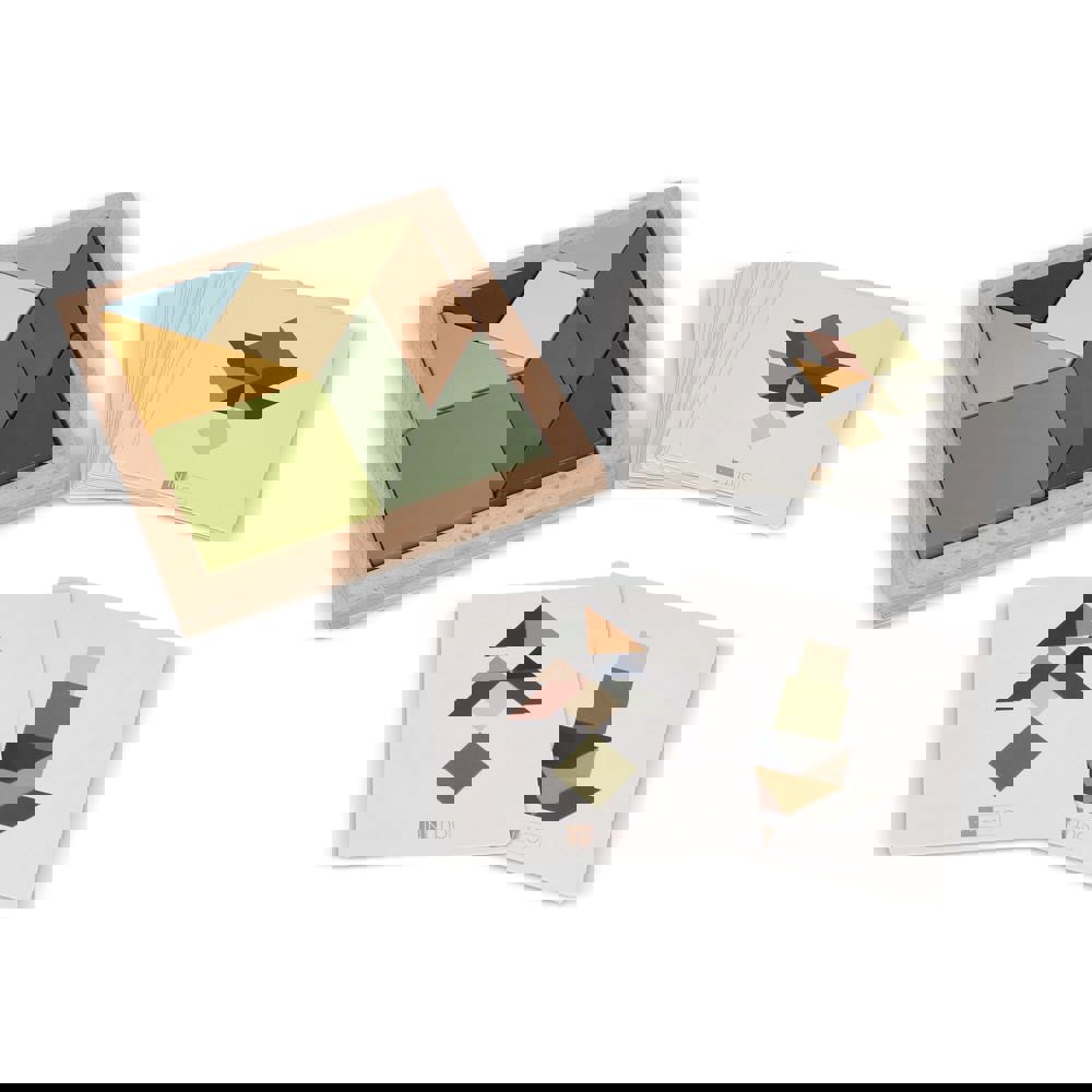 InSideOut Holz-Tangram think IQ puzzle