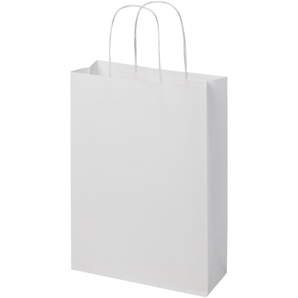 Kraftpapiertasche 120 g/m² mit gedrehten Griffen – mittel Kraftpapiertasche 120 g/m² mit gedrehten Griffen – mittel