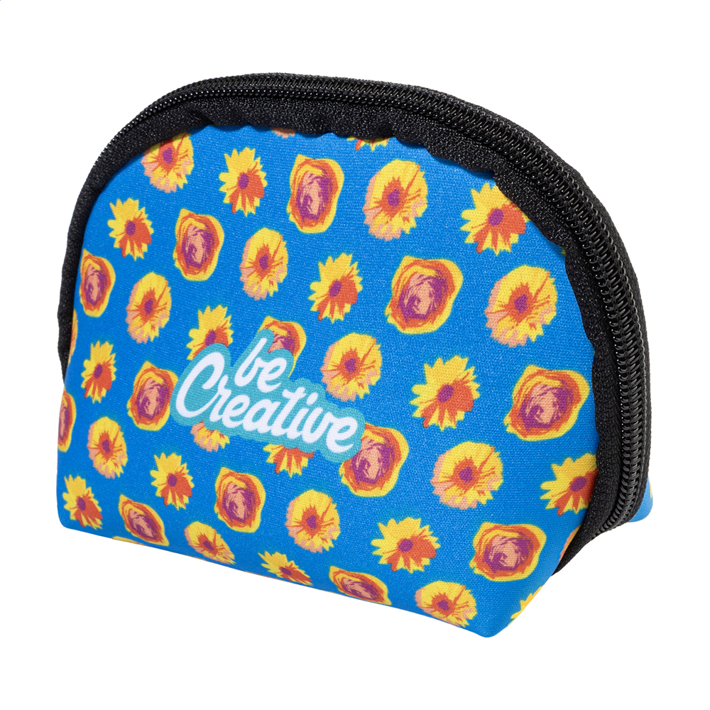 CreaBeauty Soft S - Individuelle RPET-Kosmetiktasche - schwarz