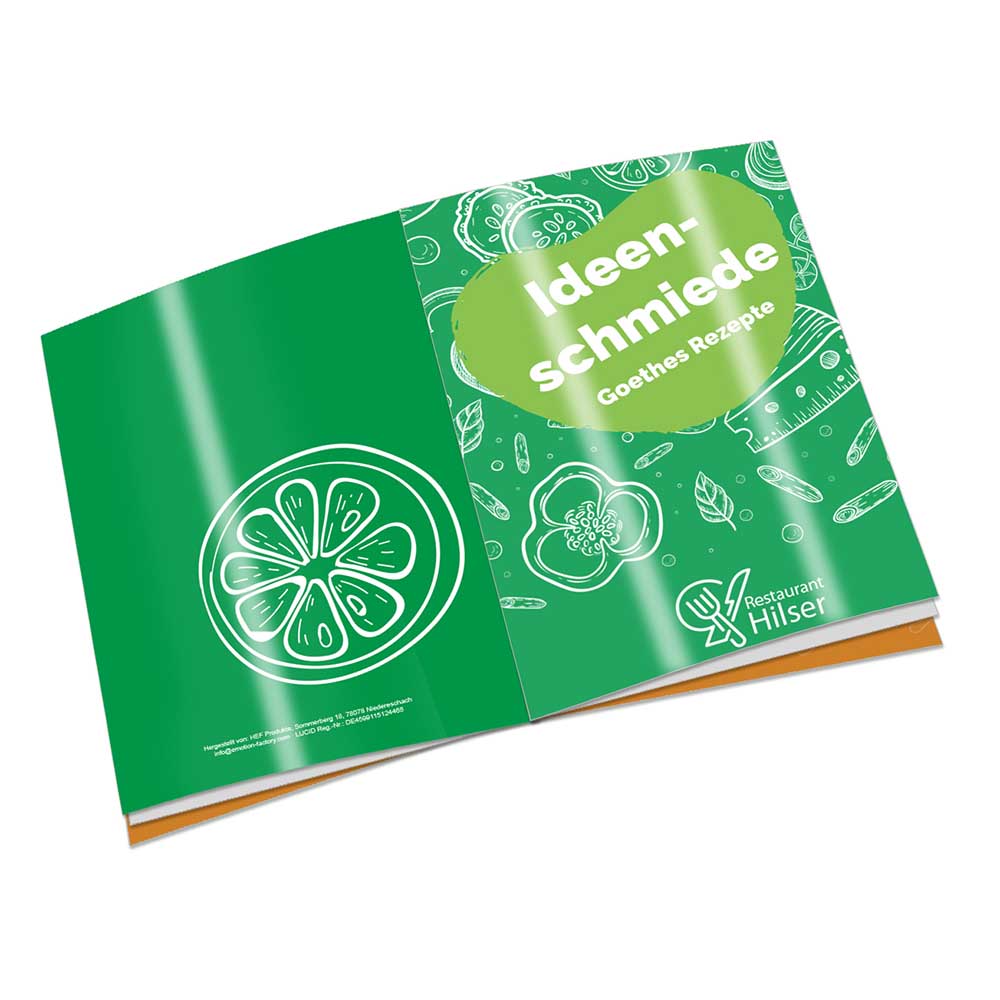 Rezeptbuch-Set "Auf Goethes Spuren" - individuell