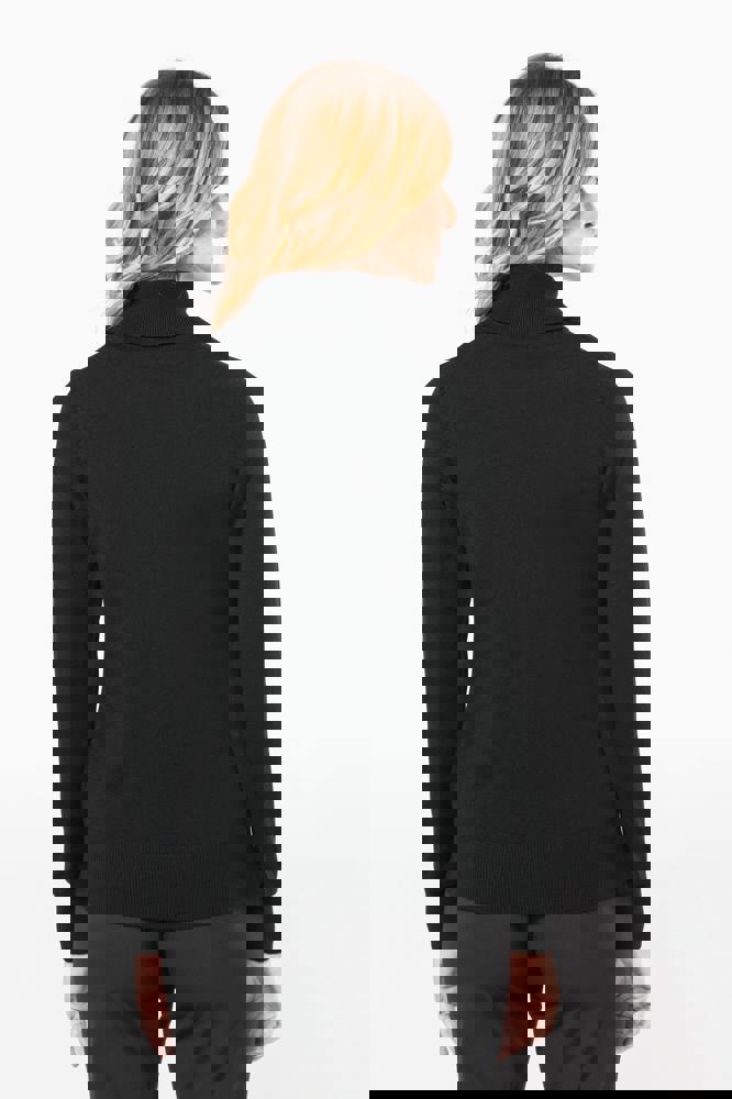 PK913 - Merino-Damenpullover mit Rollkragen