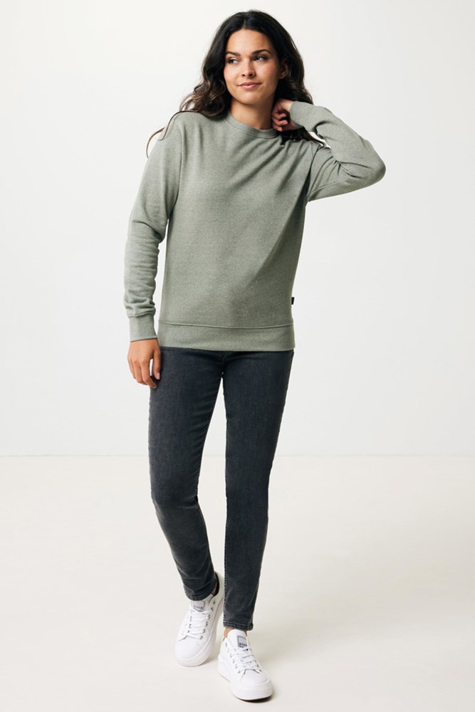 IQONIQ Denali ungefärbt. Rundhals-Sweater aus recycelter BW IQONIQ Denali ungefärbt. Rundhals-Sweater aus recycelter BW