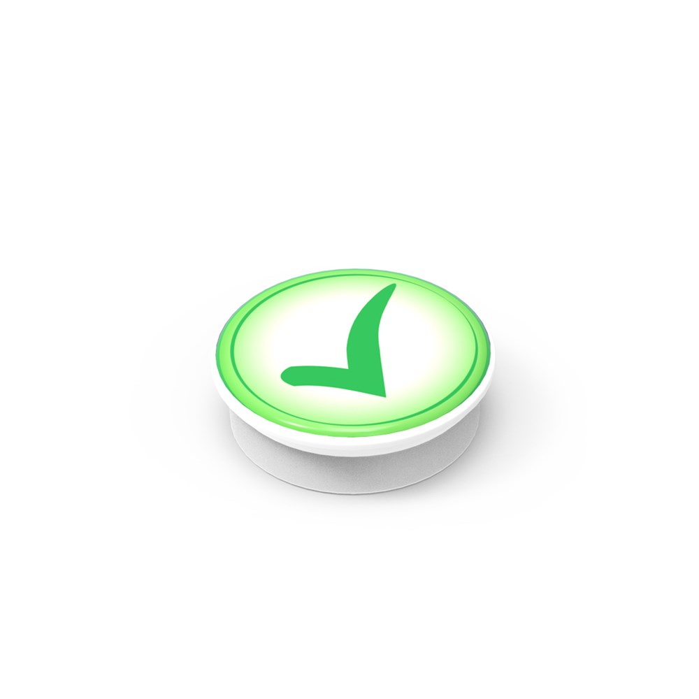 Whiteboard Magnet, 38 mm - White