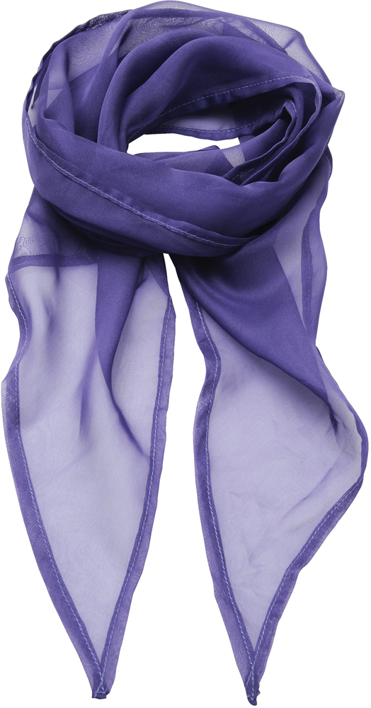 PR740 - Ladies Chiffon Scarf - Purple
