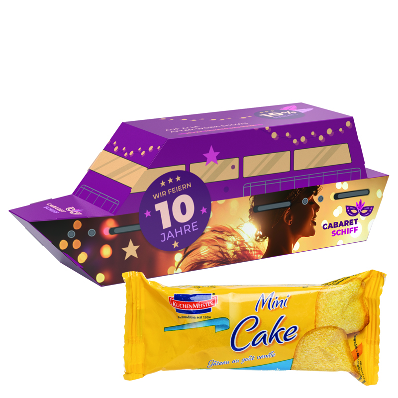 3D-Präsent Schiff, KuchenMeister Rührkuchen