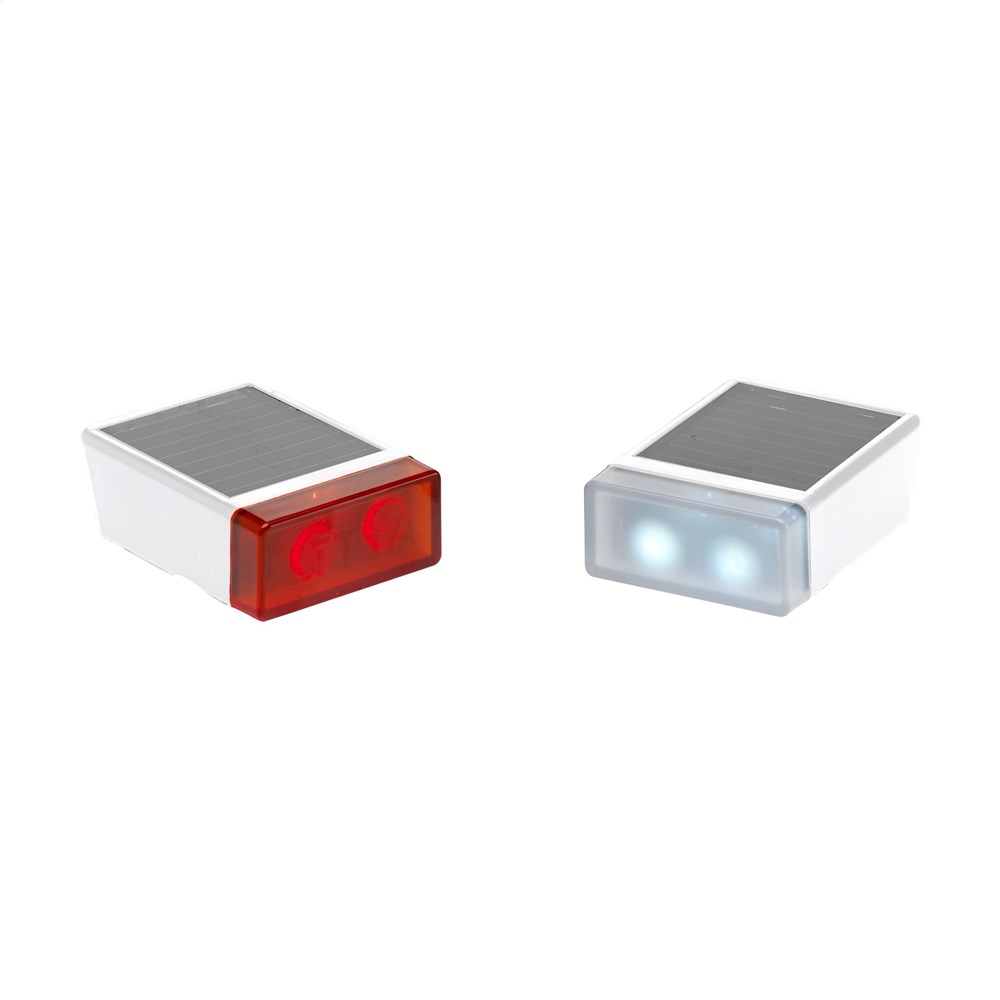 Solar Bikelight Fahrradlampenset - Weiß
