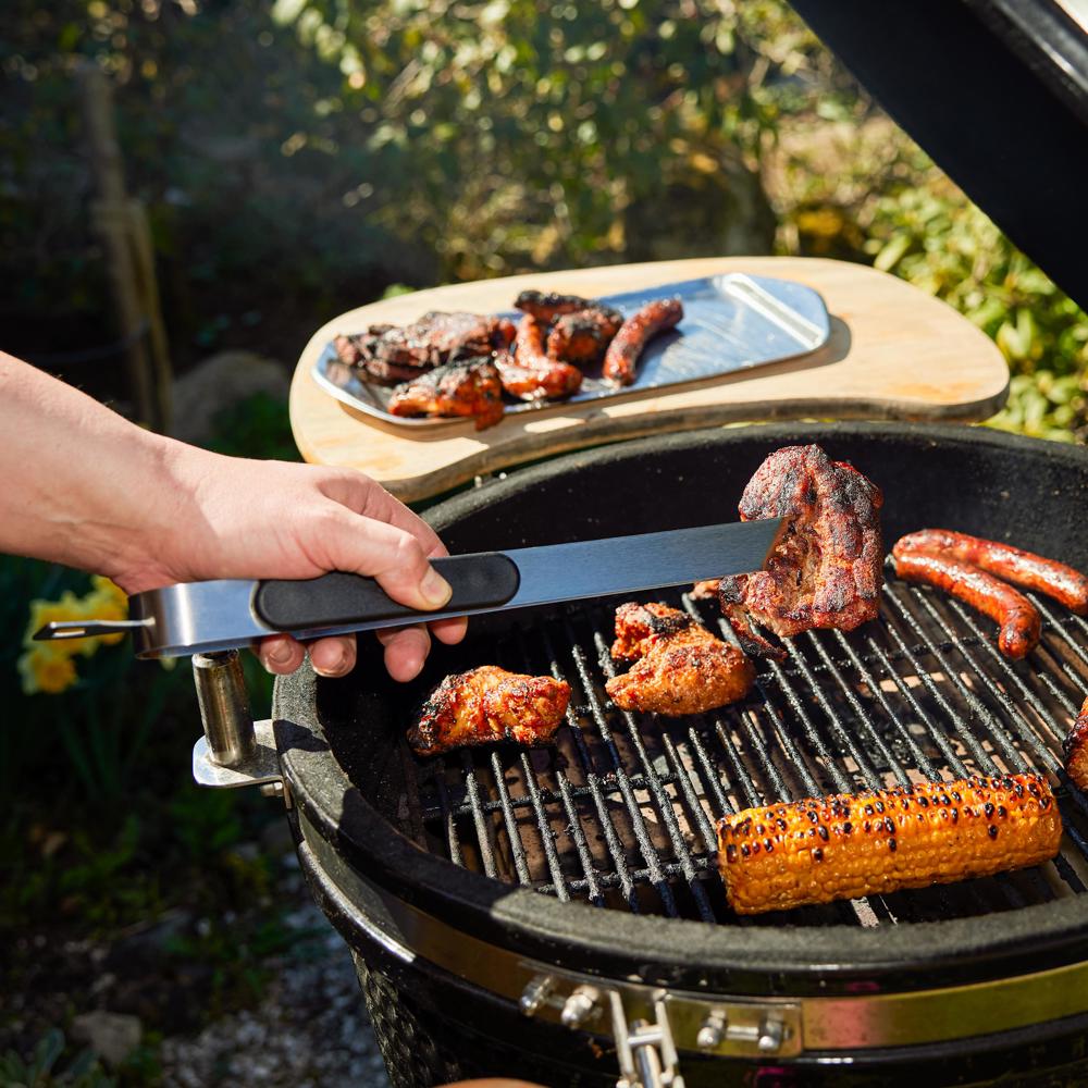Grillzange "Opener" mit Kapselheber, 35 cm