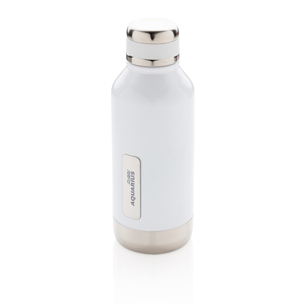 Auslaufsichere Vakuumflasche mit Logoplatte Auslaufsichere Vakuumflasche mit Logoplatte