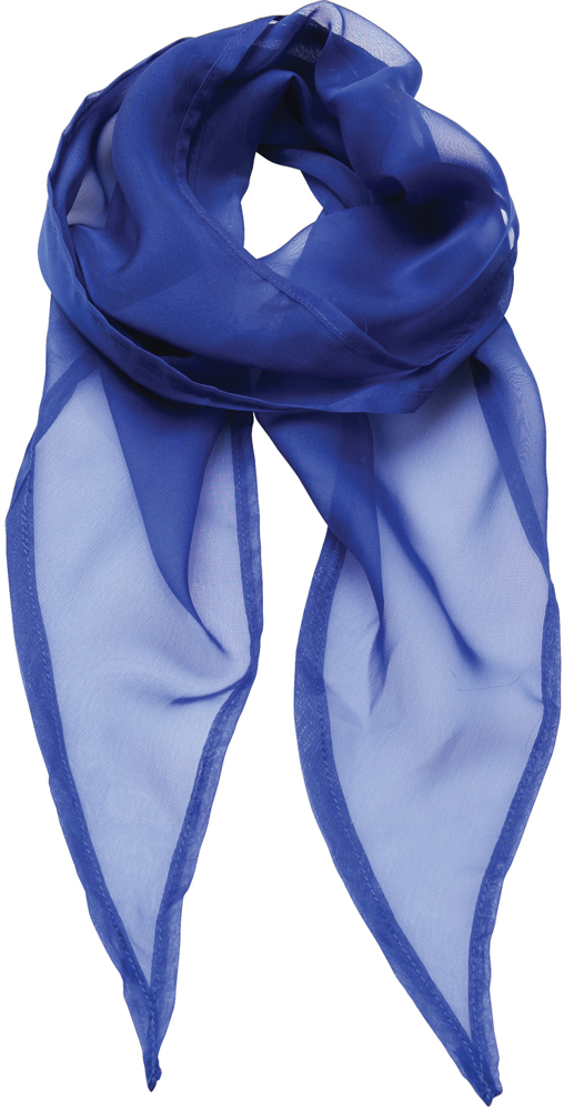 PR740 - Ladies Chiffon Scarf - royal blue