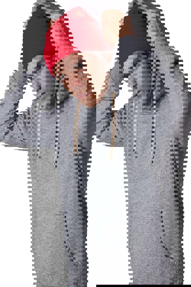 KP892 - Recycelte Mütze mit Strickumschlag