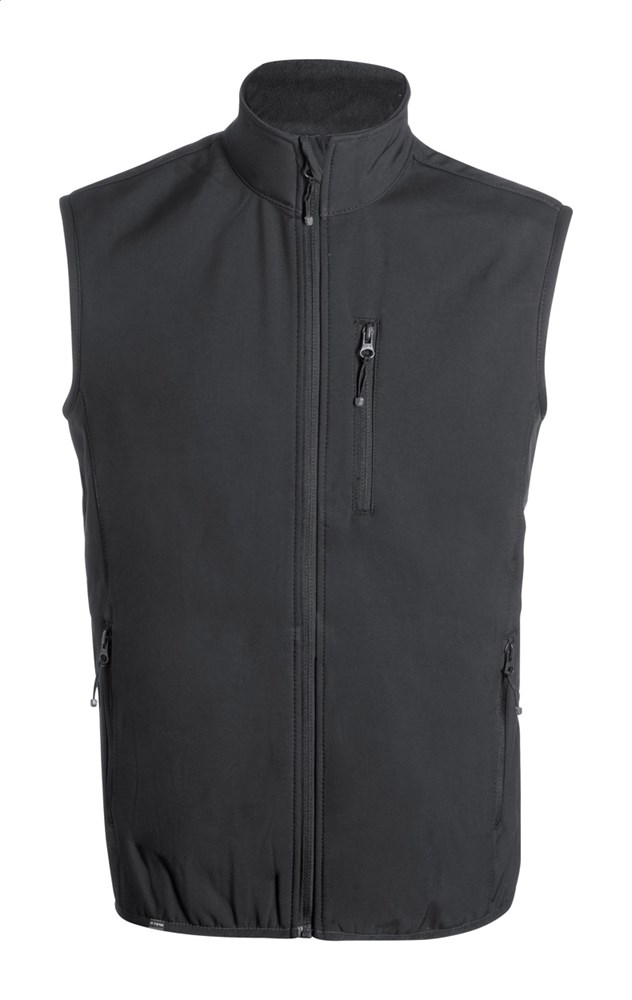 Shelles - RPET-Softshellweste - Schwarz