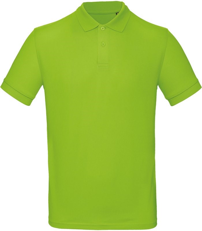B&C Men's organic polo shirt - Orchid Grün