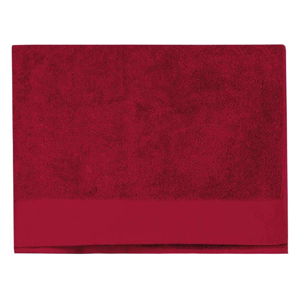 - Bio-Dusch-/Badetuch 150 x 100 cm - Hibiscus Red