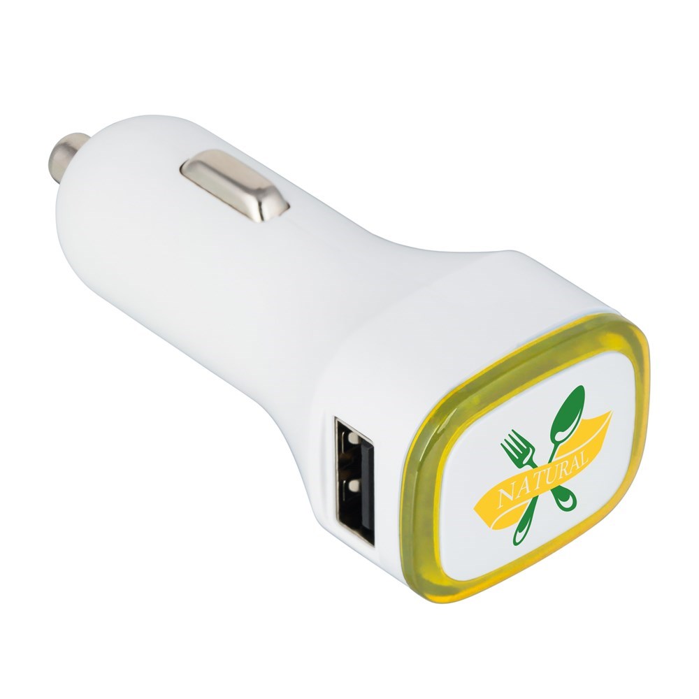 USB-Autoladeadapter COLLECTION 500 - Gelb