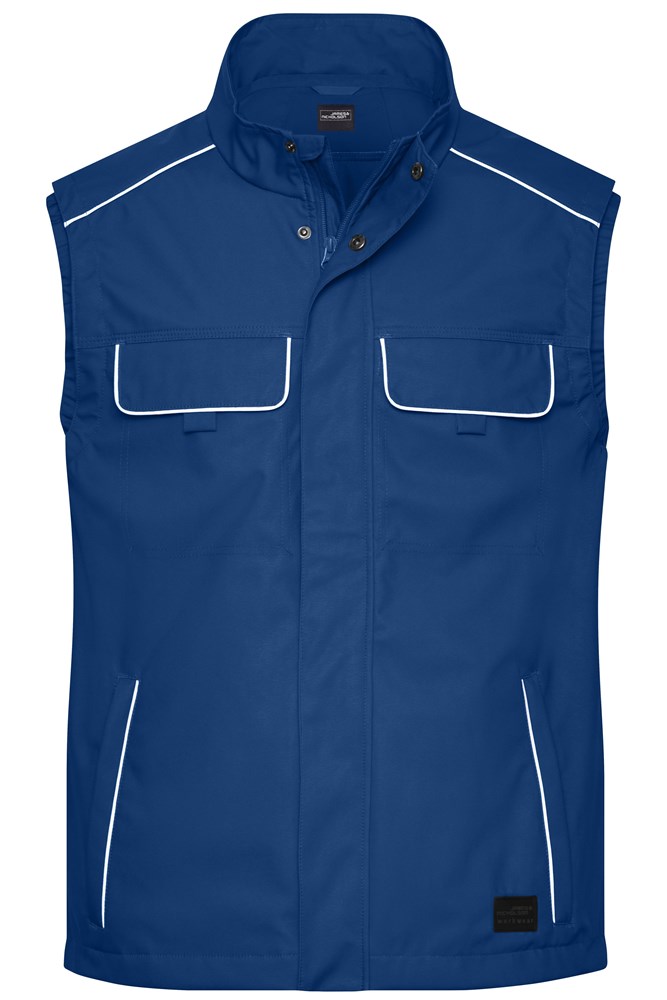 Workwear Softshell Light Vest - SOLID - - Dark-royal (ca. Pantone 287U)