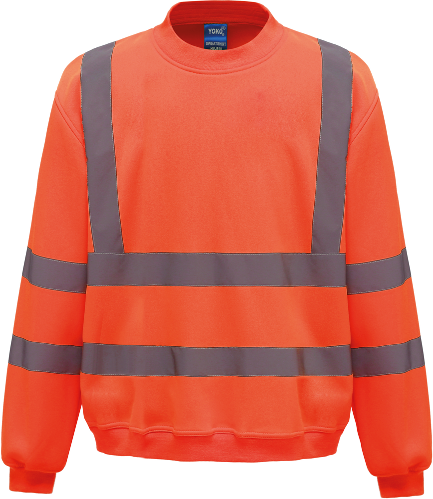 YHVJ510 - Hi-Vis Sweatshirt - Hi Vis Orange