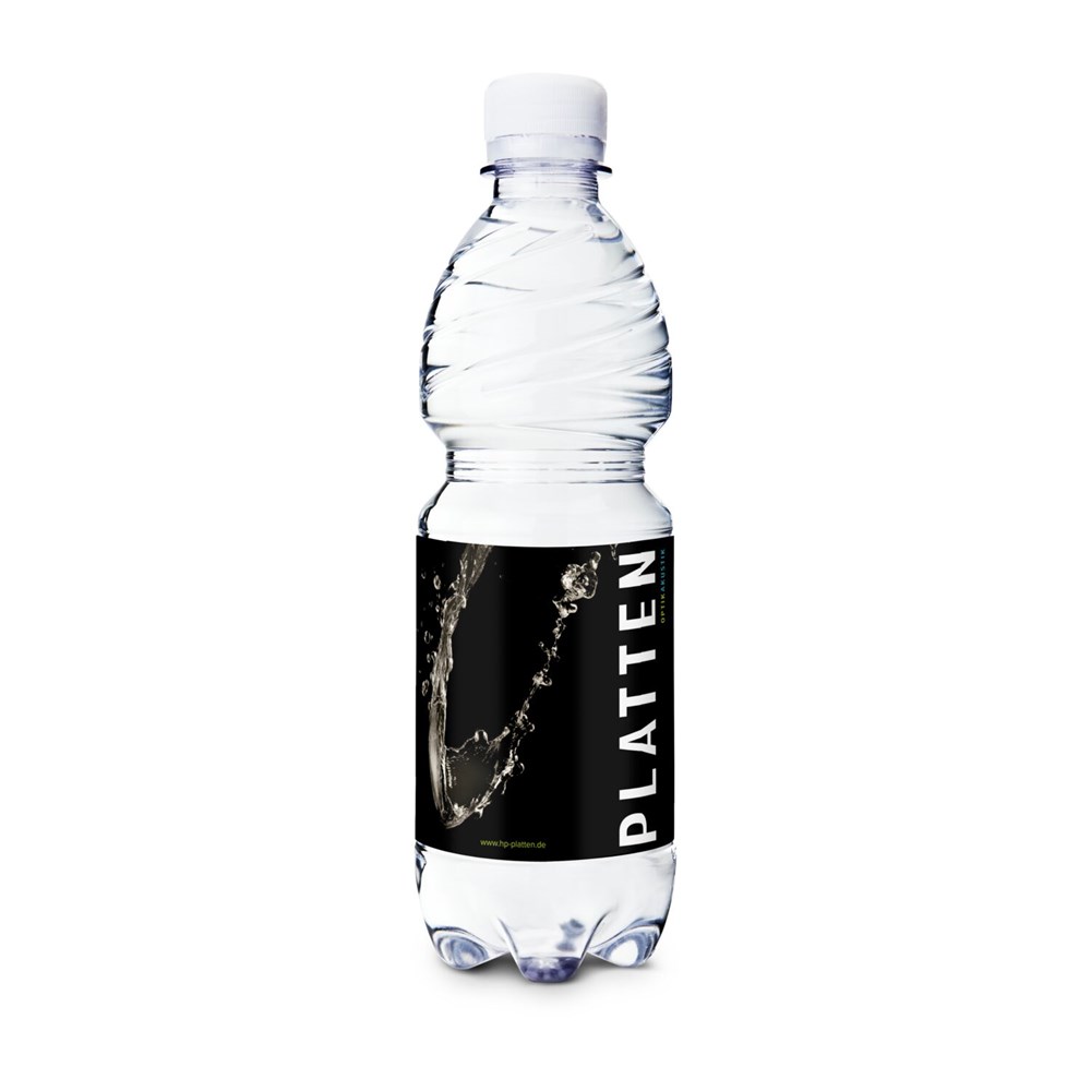 500 ml PromoWater - Mineralwasser, still, Hergestellt in Deutschland - Eco Papier-Etikett 500 ml PromoWater - Mineralwasser, still, Hergestellt in Deutschland - Eco Papier-Etikett