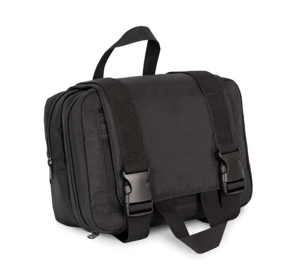 KI0370 - Recycelter Toilettenbeutel mit doppeltem Fach