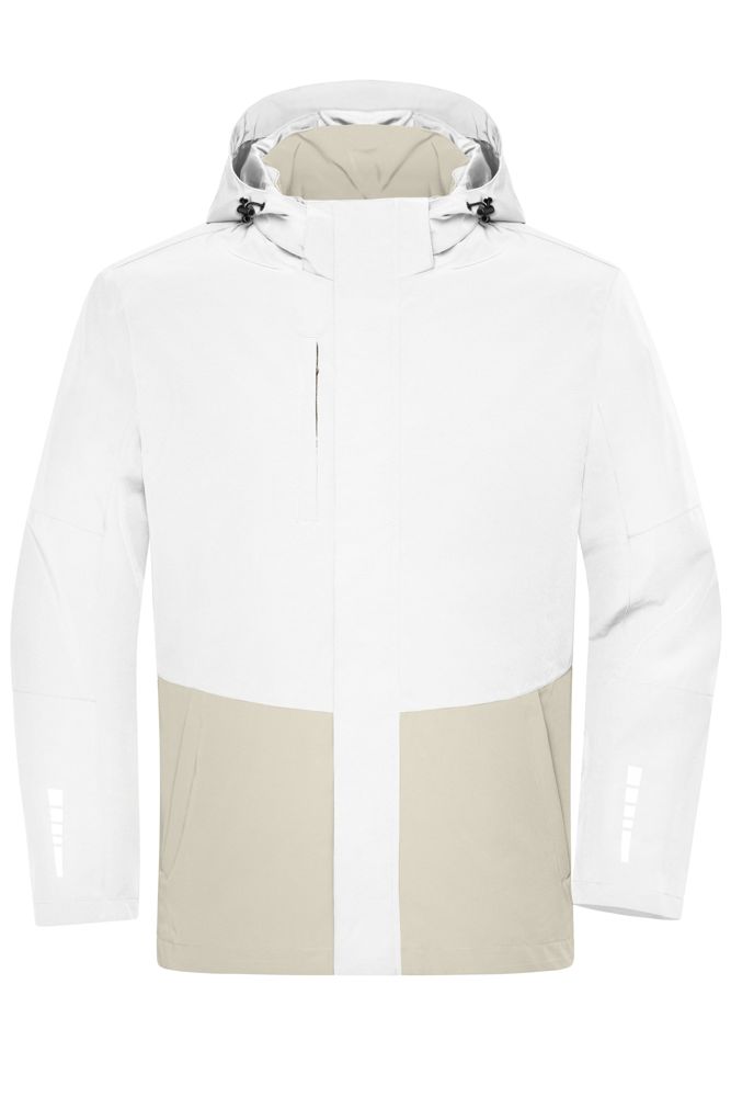Workwear Hardshell Rainjacket - White/cement (ca. Pantone white
2330 CP)