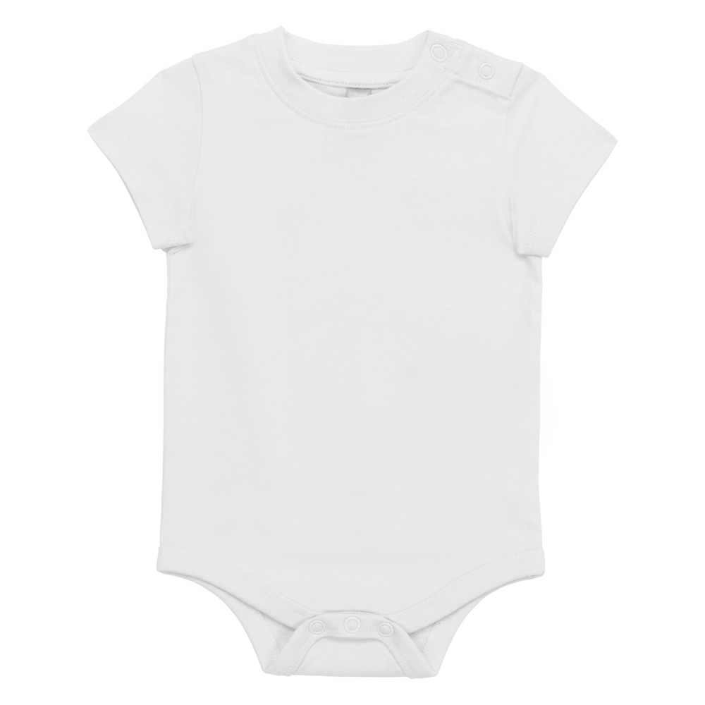 K831 - Baby Kurz-armbody - White