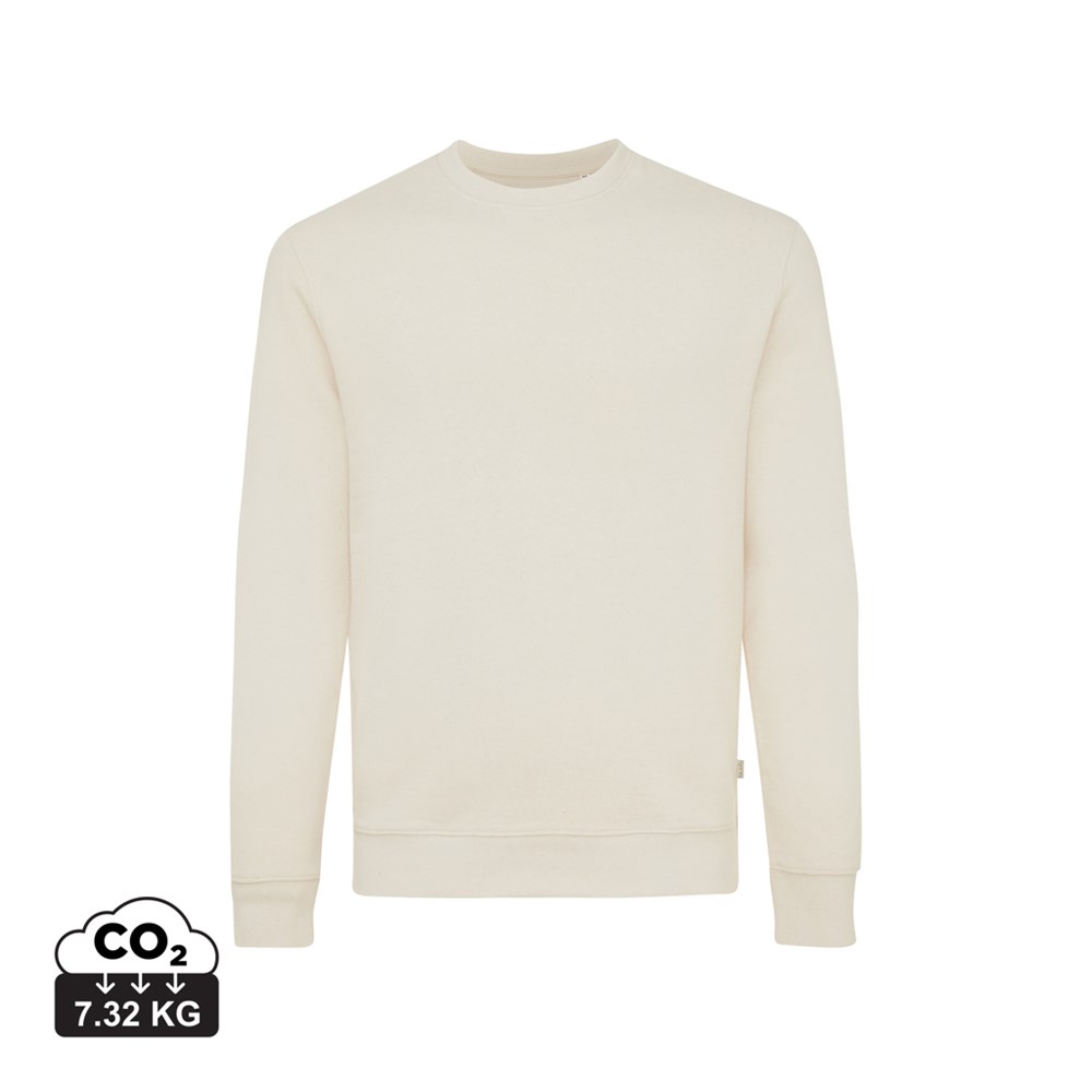 IQONIQ Denali ungefärbt. Rundhals-Sweater aus recycelter BW IQONIQ Denali ungefärbt. Rundhals-Sweater aus recycelter BW