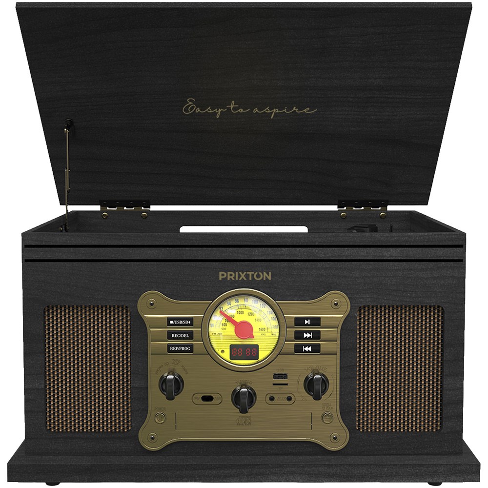 Prixton Century Vinyl Plattenspieler und Musikplayer