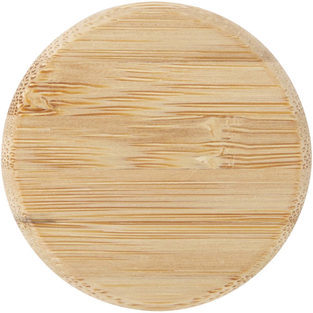 Porto 500 ml Glas-Flasche mit Silikongriff und Bambusdeckel 