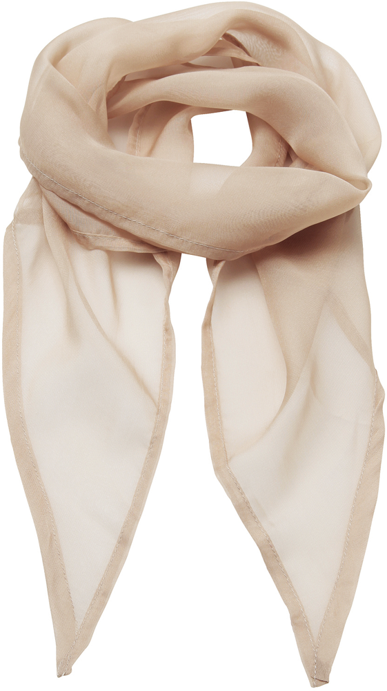 PR740 - Ladies Chiffon Scarf - natural