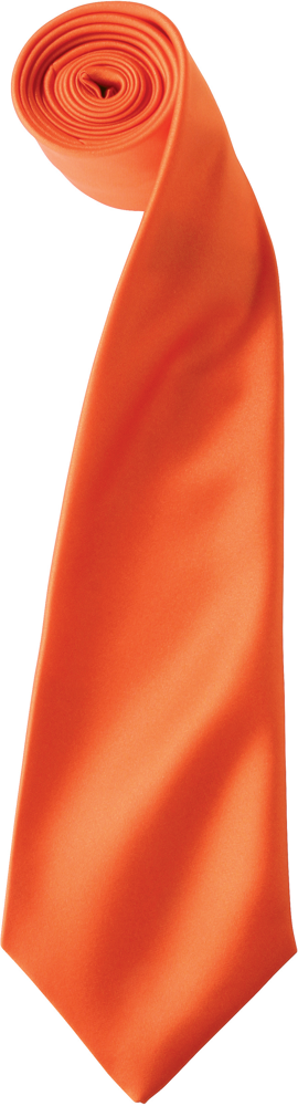 PR750 - colours' Satin Tie - Orange