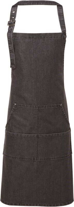 Premier Denim-Latzschürze - Schwarz Denim