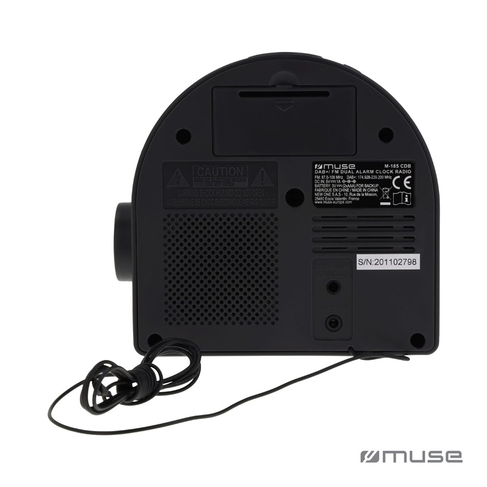 M-185 CDB | Muse DAB/DAB+ FM Dual Alarm Clock Radio M-185 CDB | Muse DAB/DAB+ FM Dual Alarm Clock Radio