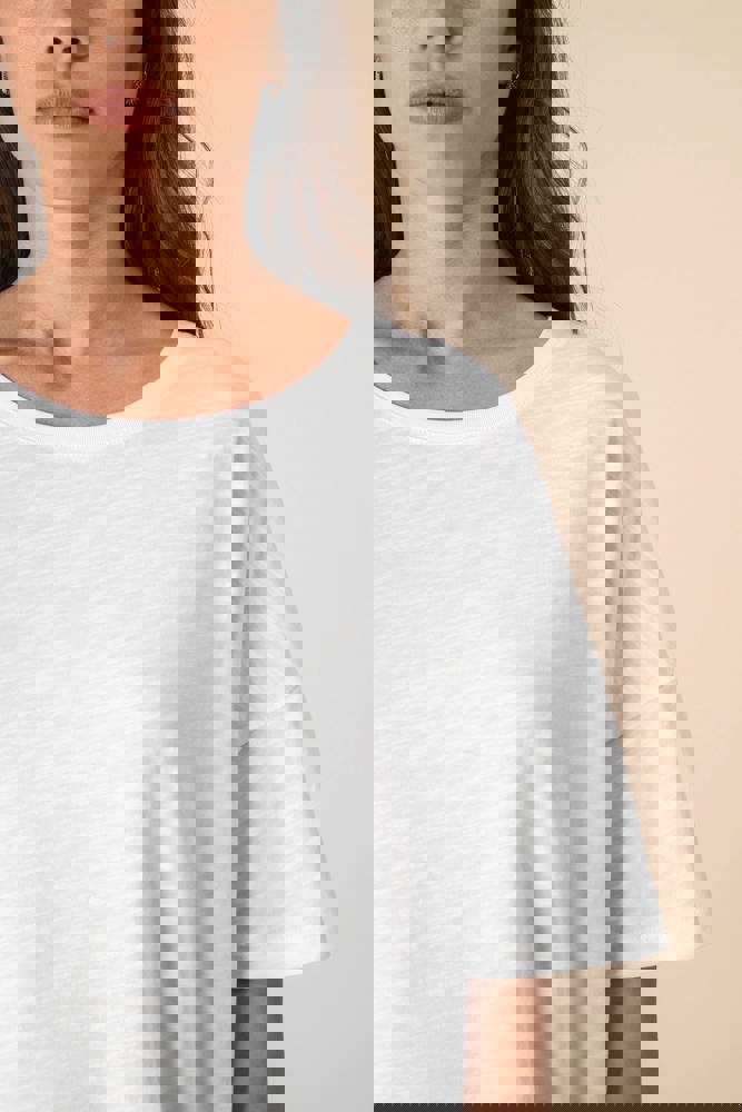 SP304 - Umweltfreundliches Damen-Slub-Oversize-T-Shirt mit überschnittenen Schultern