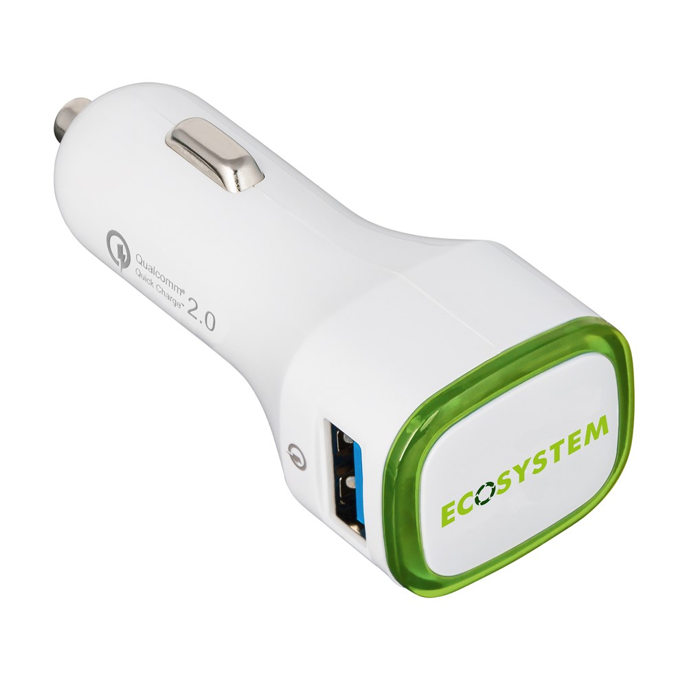 USB-Autoladeadapter Quick Charge 2.0® COLLECTION 500 - Hellgrün