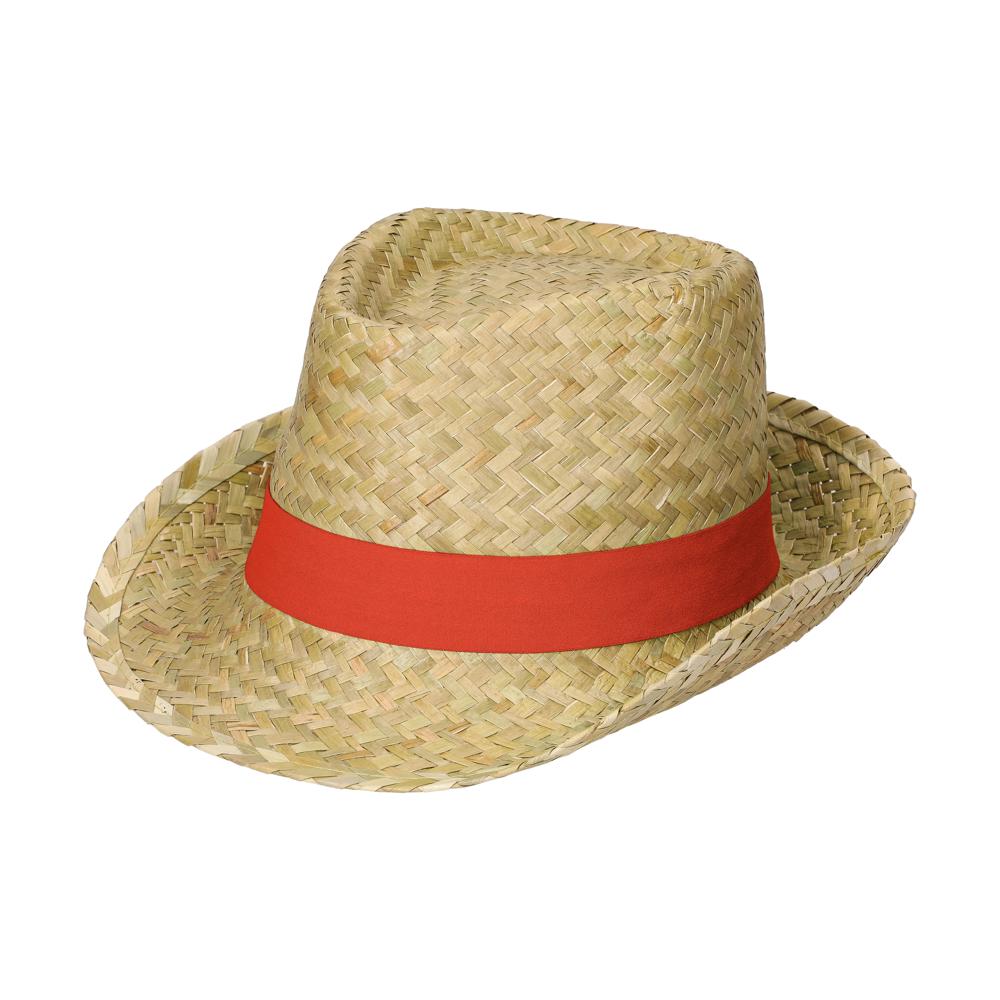 Sommerhut "Kuba" - natur/orange