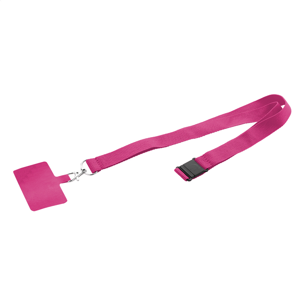 Revent Call - RPET-Handyhalter-Lanyard - pink