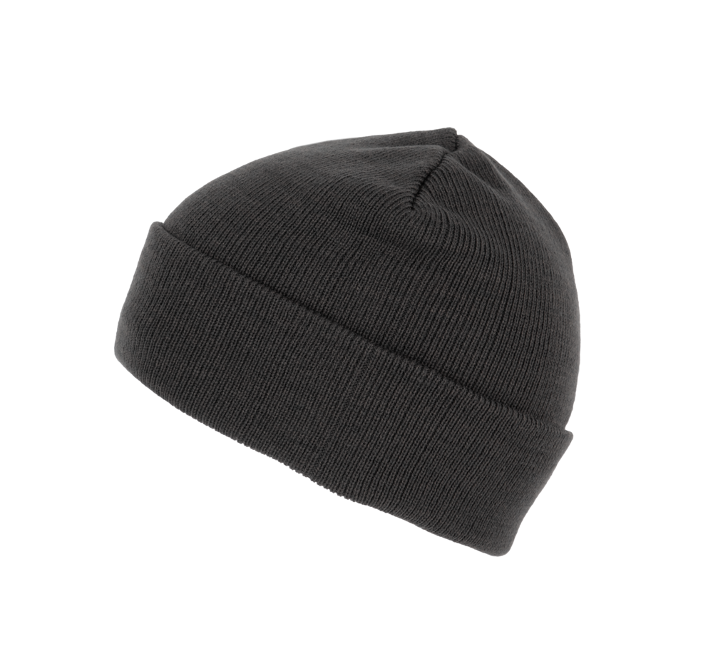 KP892 - Recycelte Mütze mit Strickumschlag