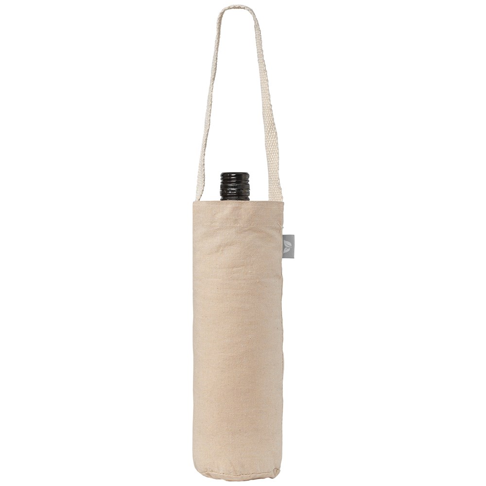 Weintasche aus recycelter Baumwolle (180 g/m²)
