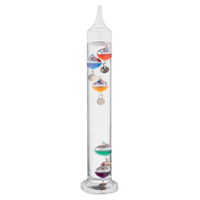 GALI - Galileo Thermometer Glas 28cm GALI - Galileo Thermometer Glas 28cm
